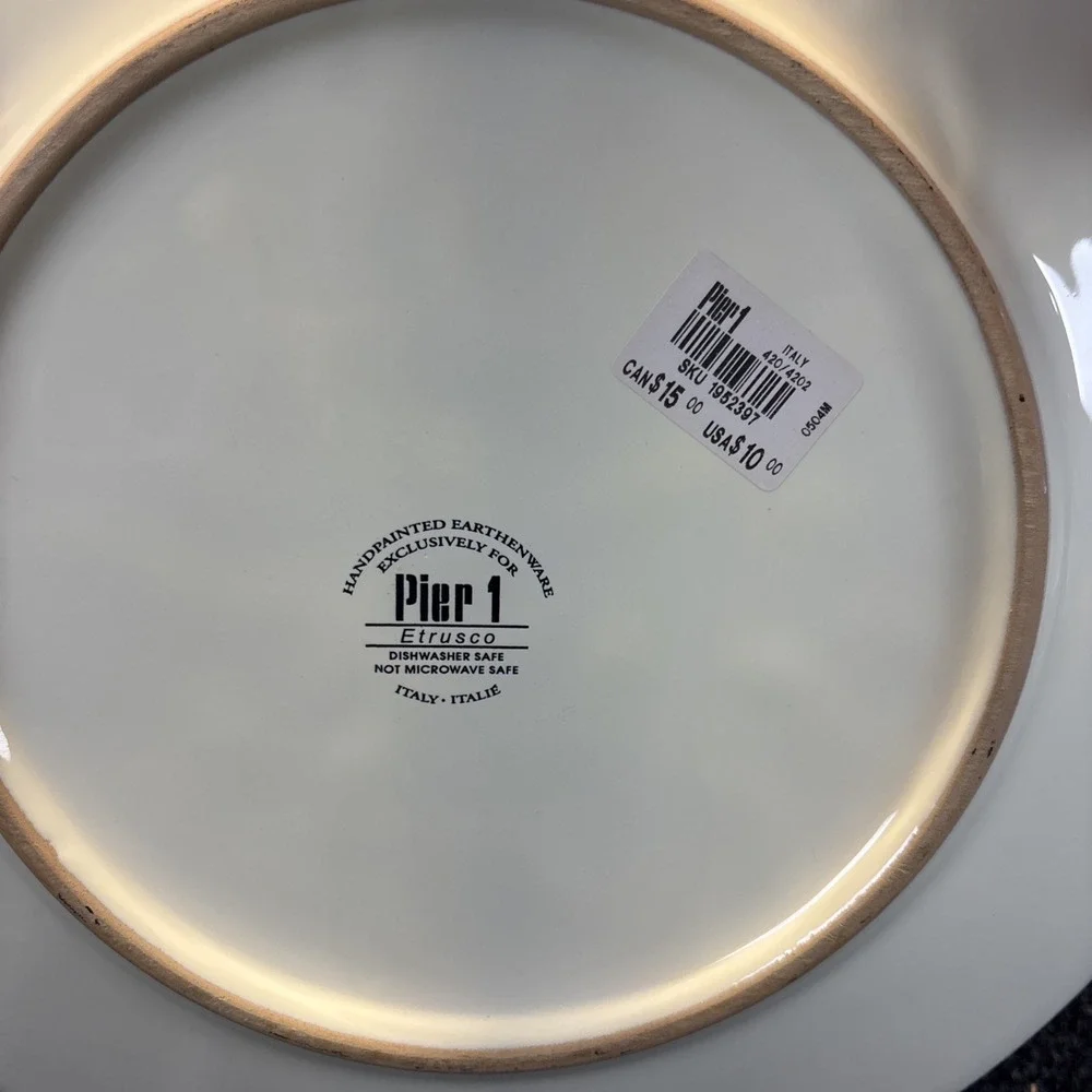 Pier 1 Etrusco Earthenware Italy 11